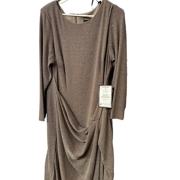 NWT Grey betsy Adam 
Long Sleeve Dress size 20W - Picture 6 of 15